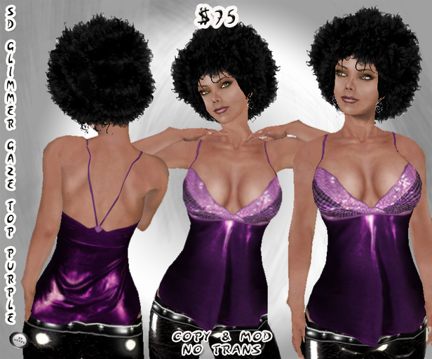 * SD Glimmer Gaze Top in Purple *