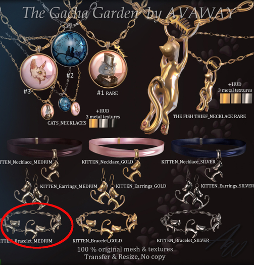 *AvaWay* KITTEN_Bracelet_MEDIUM