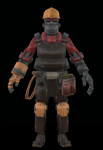 robot engineer mesh 8 prim