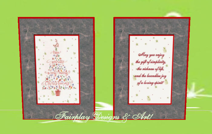 Jumbo Christmas Card 'May you Enjoy...' Touch/Switch
