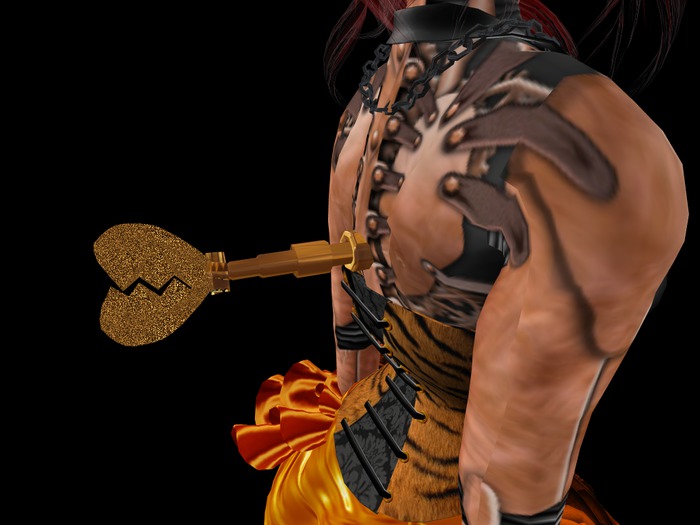 (VIDEO) Steampunk (Broken Heart) Sparkle Copper Clockwork Key