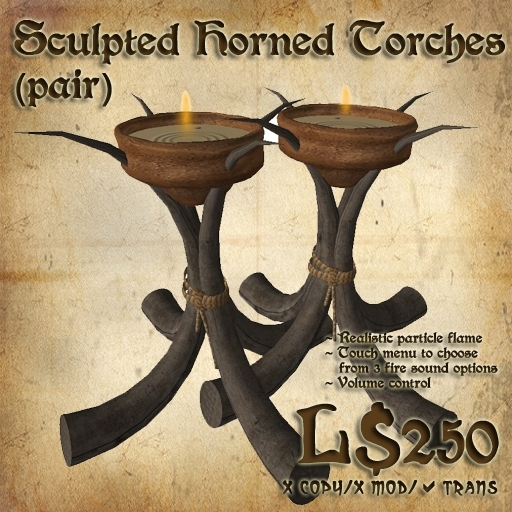 Shade - Horned Flame Torch Set
