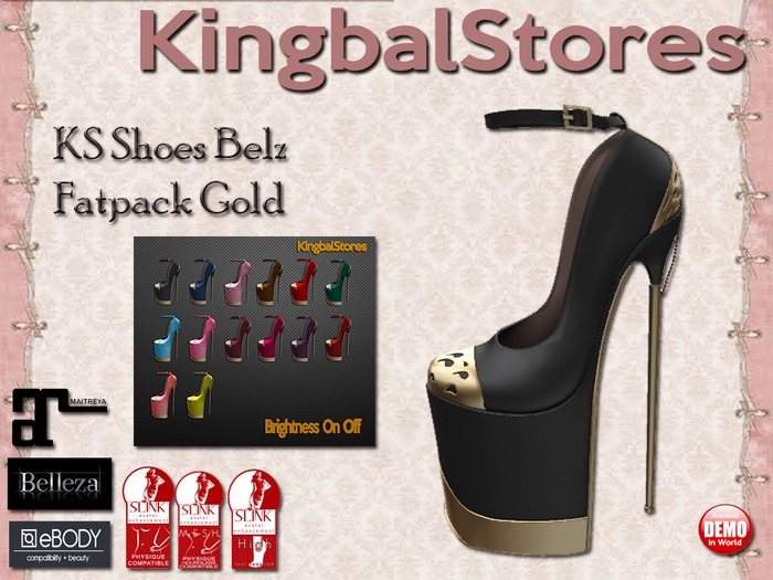 420 KS SHOES BELZ FATPACK GOLD (HUD 14)
