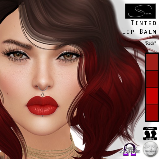 [Stellar] Tinted Lip Balm "Reds"
