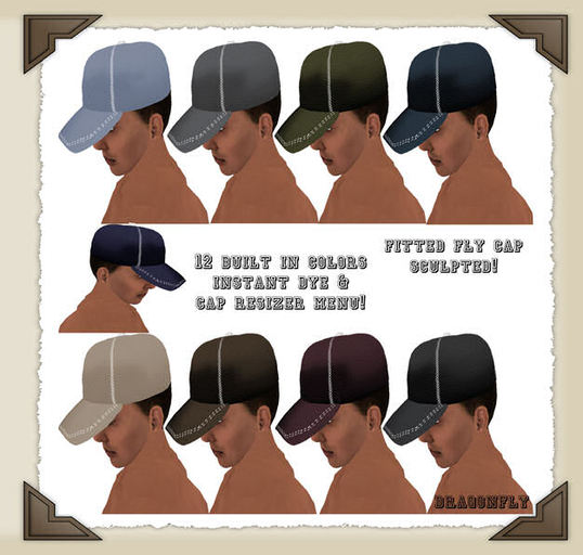 **DD**Fitted Fly Cap *12 Colors Instant Dye & Cap Resizer Menu*