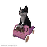 JIAN Curious Kitties :: Toy Truck Companion BOX RARE