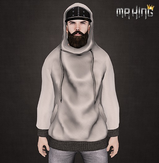 [MR]Hoodie White CC  ::Mesh::
