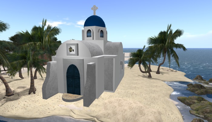 Greek Island Church ( Box )