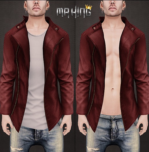 [MR] Jacket Duo TT Red  ::Mesh::