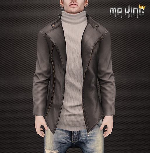 [MR] Jacket Gola Grey  cc ::Mesh::