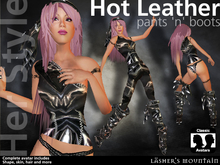 Hot Leather Pants 'n' Boots - Female Full Look Fantasy Outfit