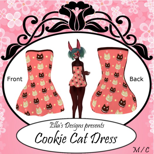 [ED] Cookie Cat Dress