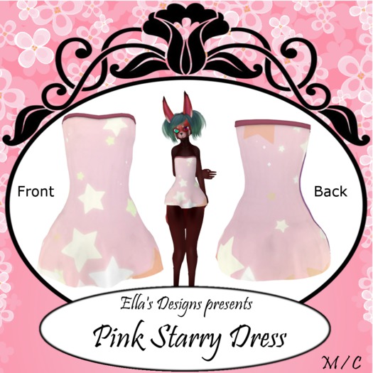 [ED] Pink Starry Dress