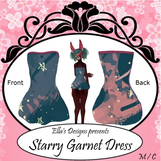[ED] Starry Garnet Dress