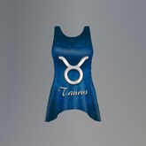 Blue Taurus Zodiac Mesh Tank Top box