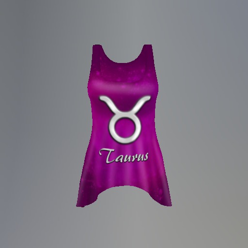 Pink Taurus Zodiac Mesh Tank Top