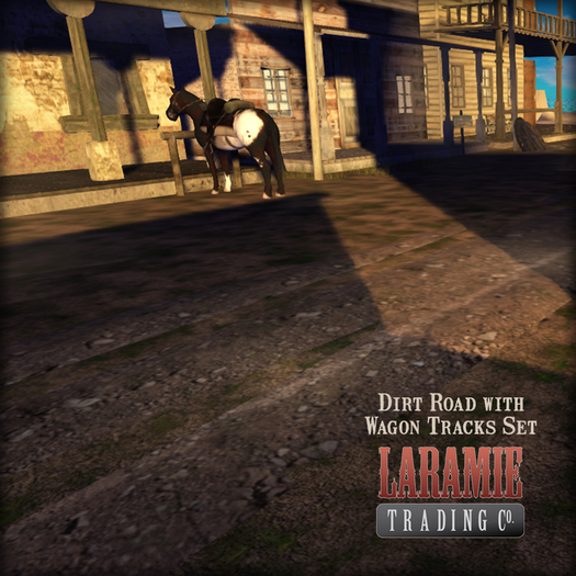 [Laramie Traders] Dirt Road with Wagon Tracks-Boxed