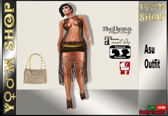 YM SHOP_Asu Outfit Brown