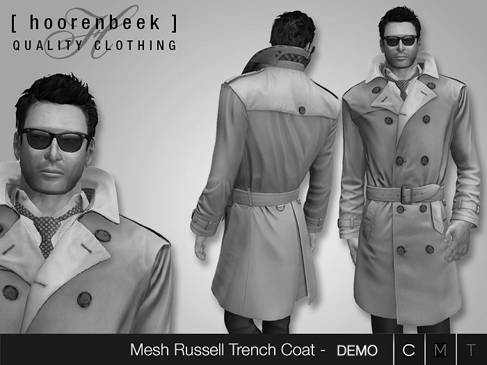 [ hoorenbeek ] Russell Trenchcoat - DEMO