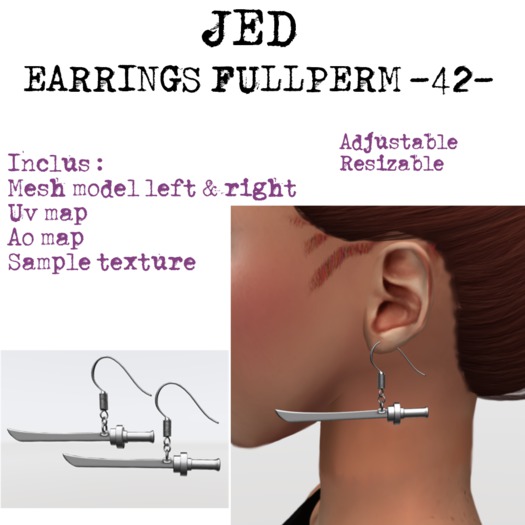 Earrings FULLPERM -42-