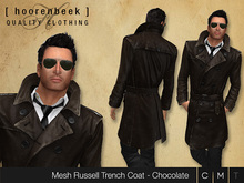 Leather Trenchcoat - Chocolate