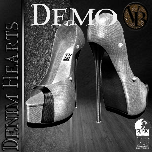 .::LiX::.Denim Hearts R Blue DEMO WEAR