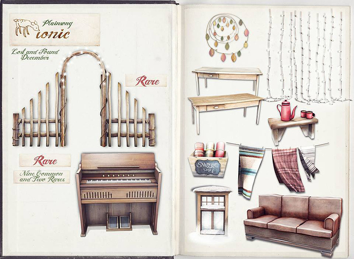 *ionic* Rustic table {white}