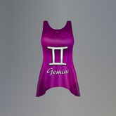 Pink Gemini Zodiac Mesh Tank Top box