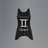 Charcoal Gemini Zodiac Mesh Tank Top box