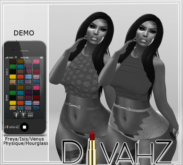 !DC! Madison Knotted Back Top (Mesh) DEMO