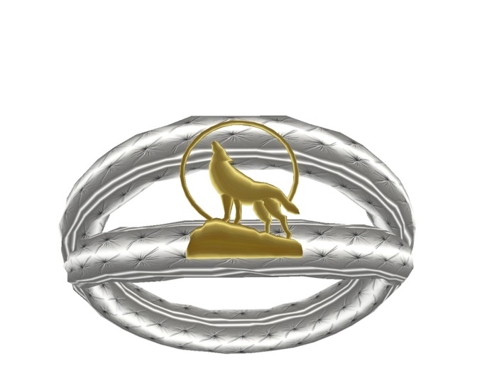 *TusK Split Band Wolf Bracelet, (Boxed)