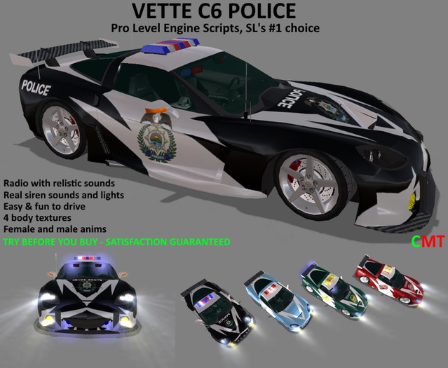 DRACK'S Vette C6 Police v1.0 (BOXED)