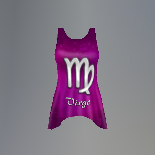 Pink Virgo Zodiac Mesh Tank Top