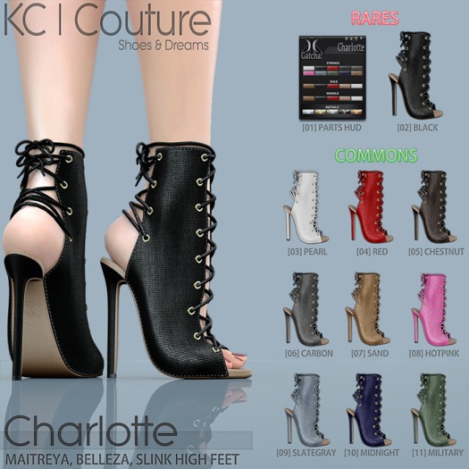 [05][SLINK] CHESTNUT / -KC- CHARLOTTE HEELS / COMMON