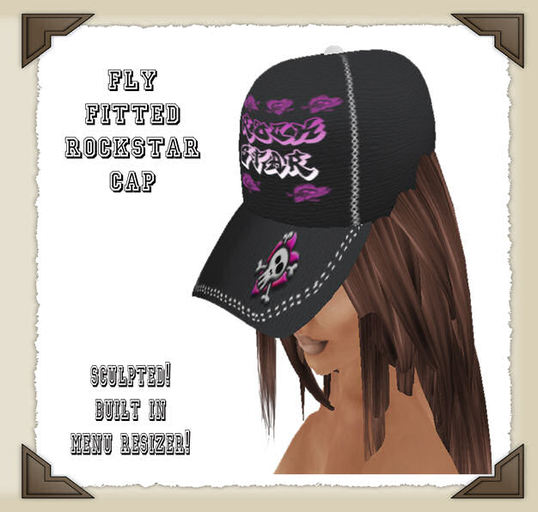 **DD**Fly Fitted RockStar Cap*Sclupted*