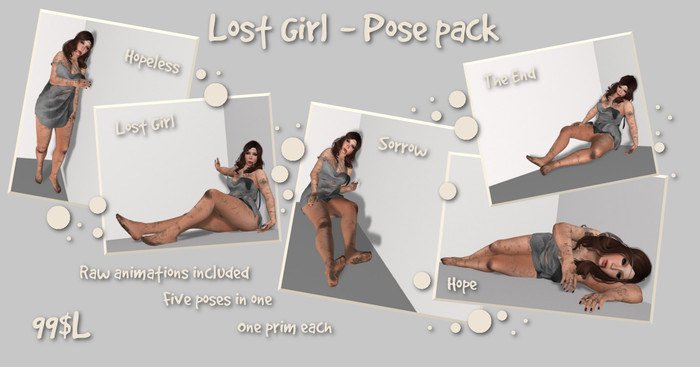 Lost Girl - Pose pack