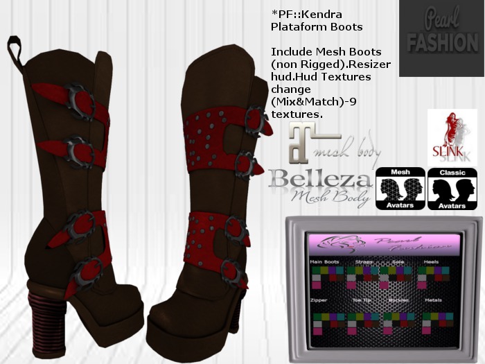*PF::Kendra Plataform Boots