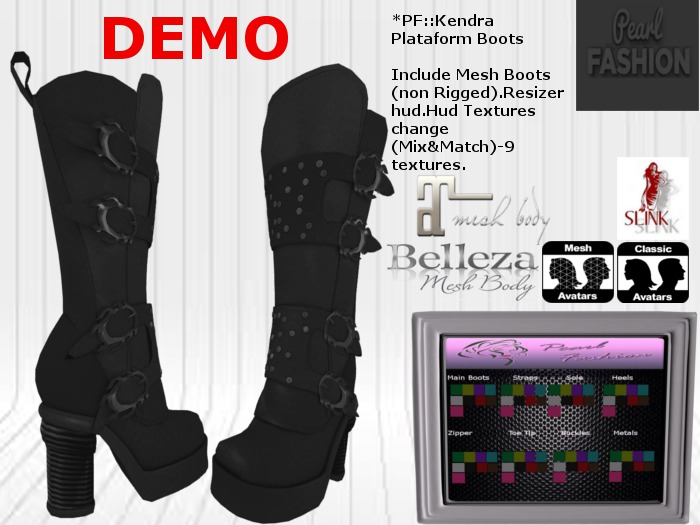 *PF::Kendra Plataform Boots DEMO