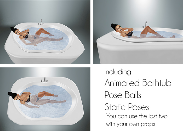 :::L.Pearl::: Bathtub Poses 1b & 5
