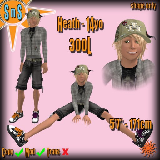 Heath - 14yo Boy Shape