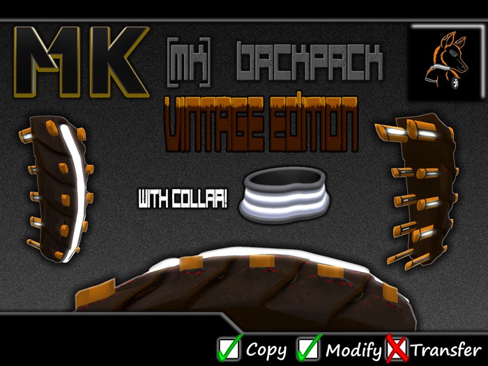 [MK] BackPack - Vintage Edition With Collar