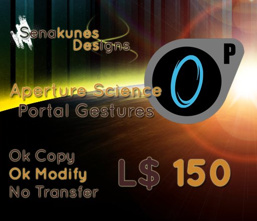 Aperture Science Portal Gestures