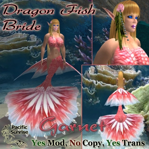 (PS) Dragon Fish Bride Garnet