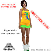! MVC RIO 2016 - Female Mesh Outfit