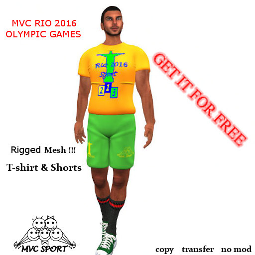 MVC RIO 2016 - MALE MESH OUTFIT