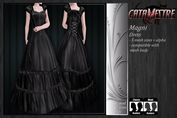 ::GATAMESTRE:: Mesh - Magni Dress