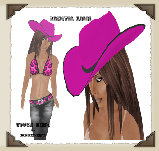 *DD*W Resistol Rodeo Pink Cowboy Hat