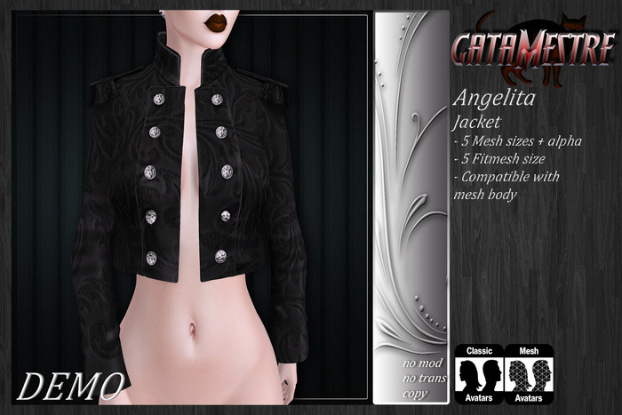 ::GATAMESTRE:: MESH/FITMESH - Angelita jacket DEMO