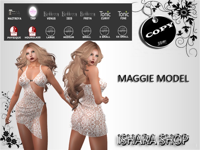 MAGGIE MODEL WHITE BOX