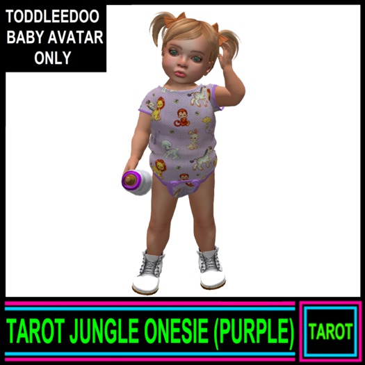 TAROT JUNGLE ONESIE (PURPLE)